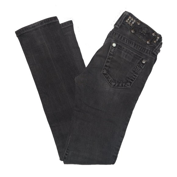 MISS ME 23x27 (Size 12) Girls Skinny Jeans - Picture 1 of 8